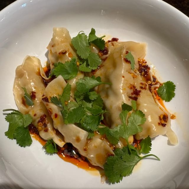 Spicy Asian Potstickers.